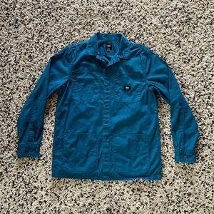 Vans Teal Casual Button Down Shirt